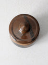 vintage studio pottery jar