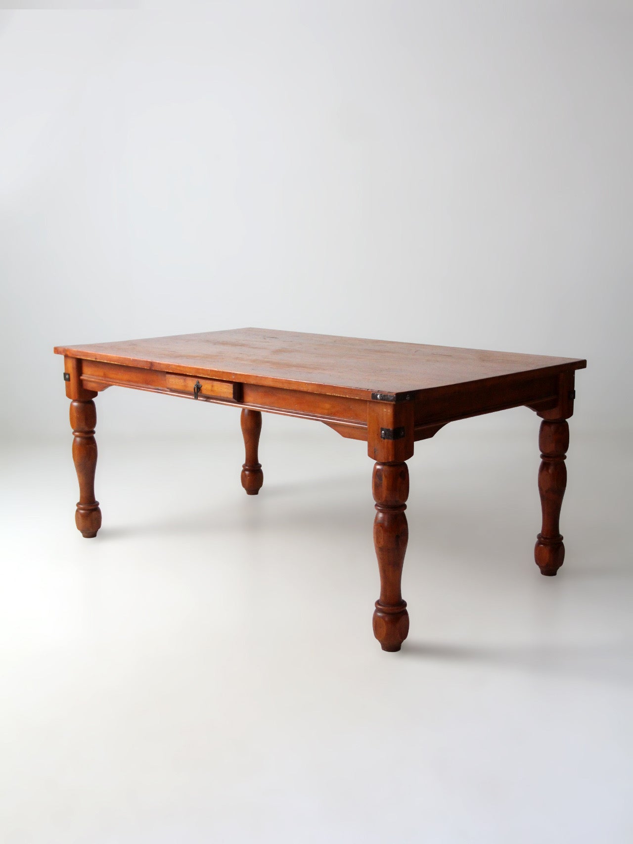 vintage American traditional revival dining table