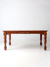 vintage American traditional revival dining table