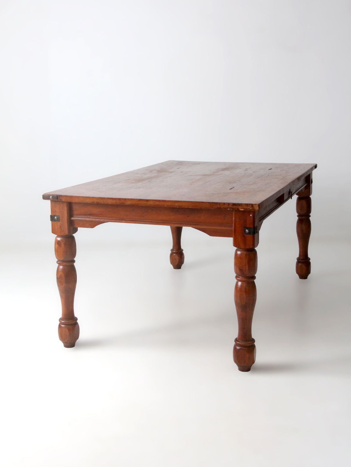 vintage American traditional revival dining table