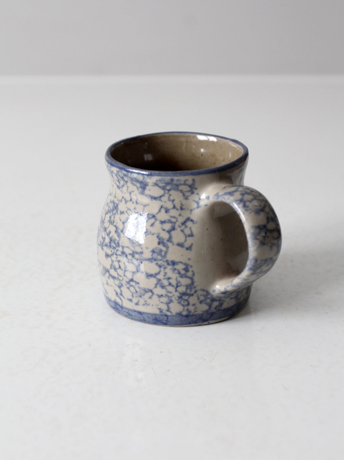 vintage Beaumont Brothers Pottery spongeware mug