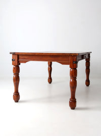 vintage American traditional revival dining table