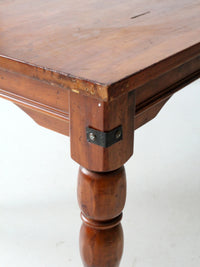 vintage American traditional revival dining table