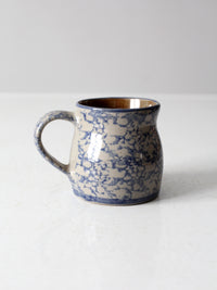 vintage Beaumont Brothers Pottery spongeware mug