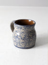 vintage Beaumont Brothers Pottery spongeware mug