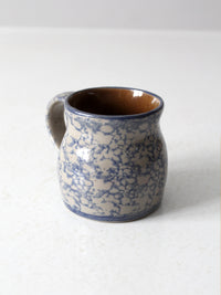 vintage Beaumont Brothers Pottery spongeware mug