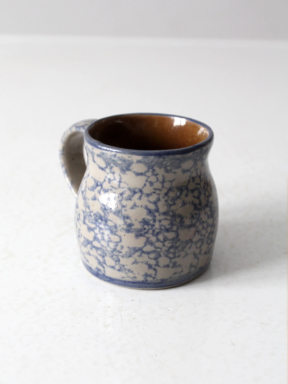 vintage Beaumont Brothers Pottery spongeware mug