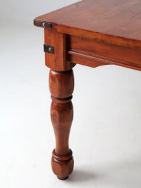 vintage American traditional revival dining table