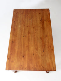 vintage American traditional revival dining table