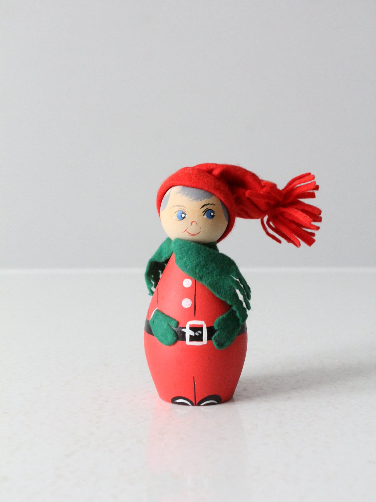 vintage Christmas elf figurine