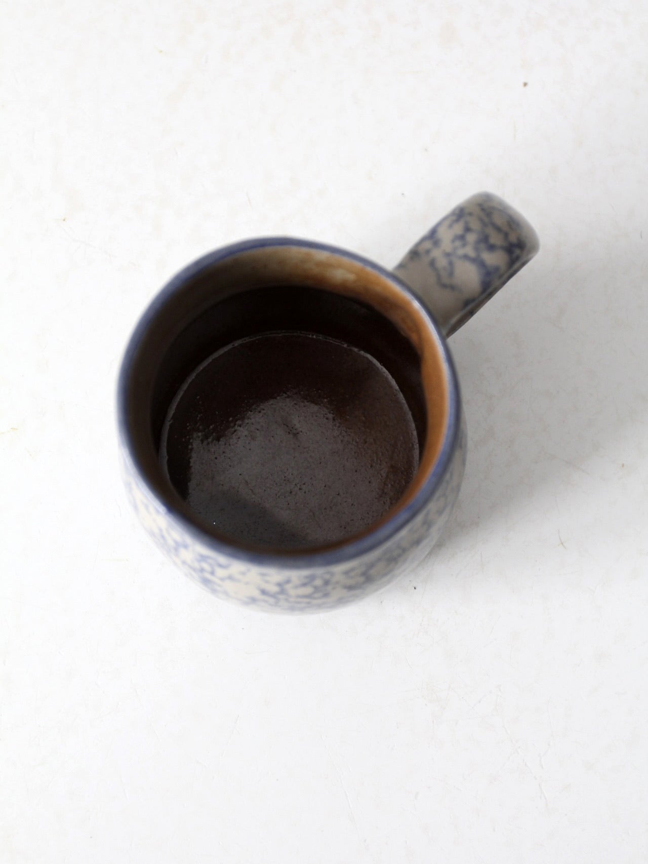 vintage Beaumont Brothers Pottery spongeware mug
