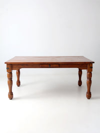 vintage American traditional revival dining table