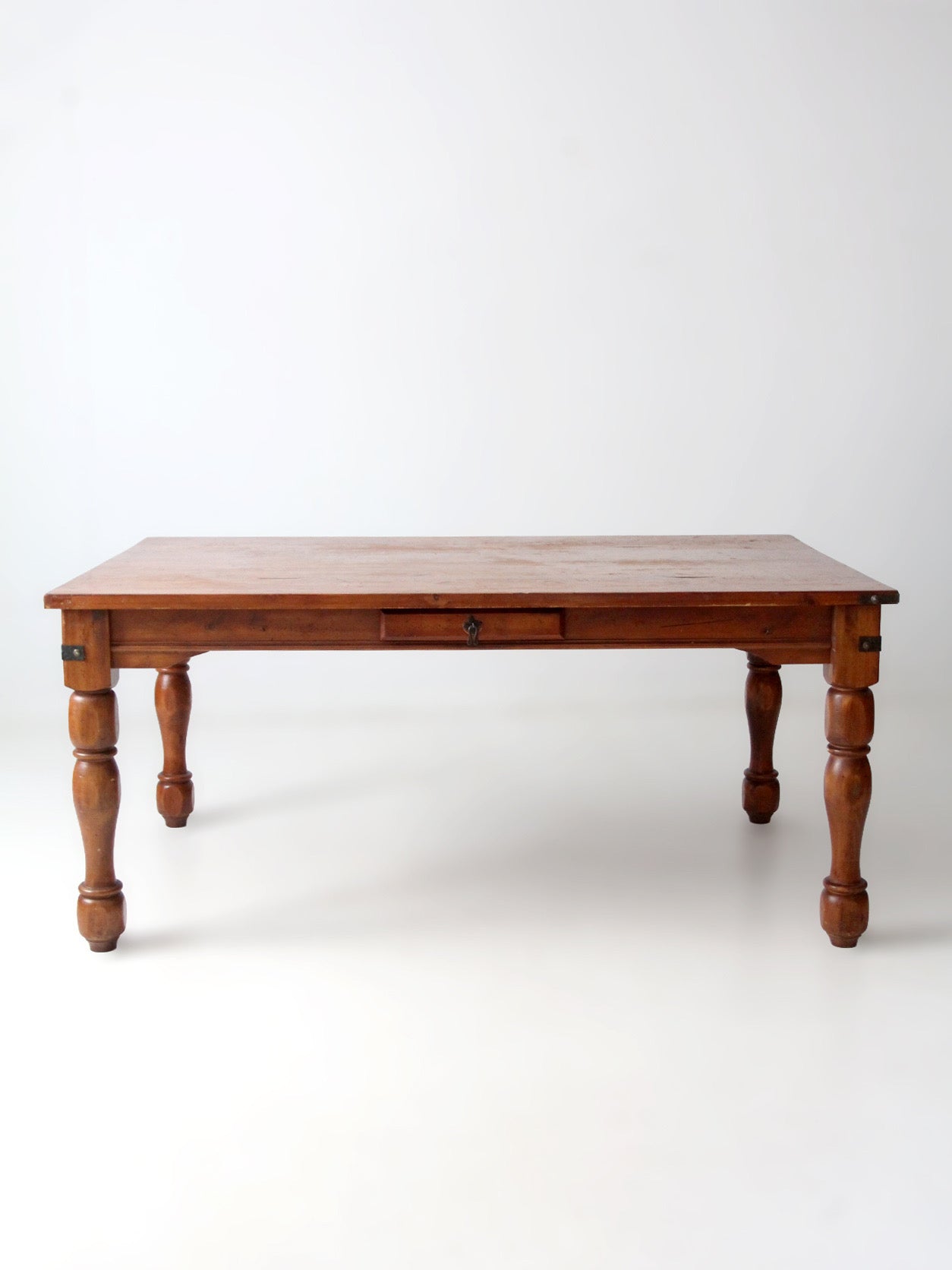 vintage American traditional revival dining table