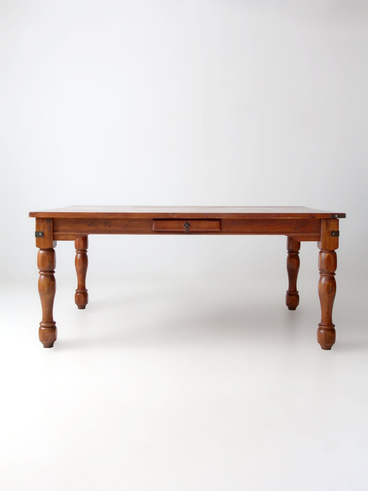 vintage American traditional revival dining table