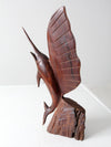 vintage ironwood sailfish