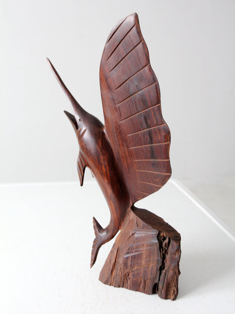 vintage ironwood sailfish