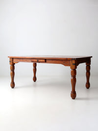 vintage American traditional revival dining table
