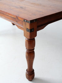 vintage American traditional revival dining table