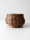 antique wicker basket