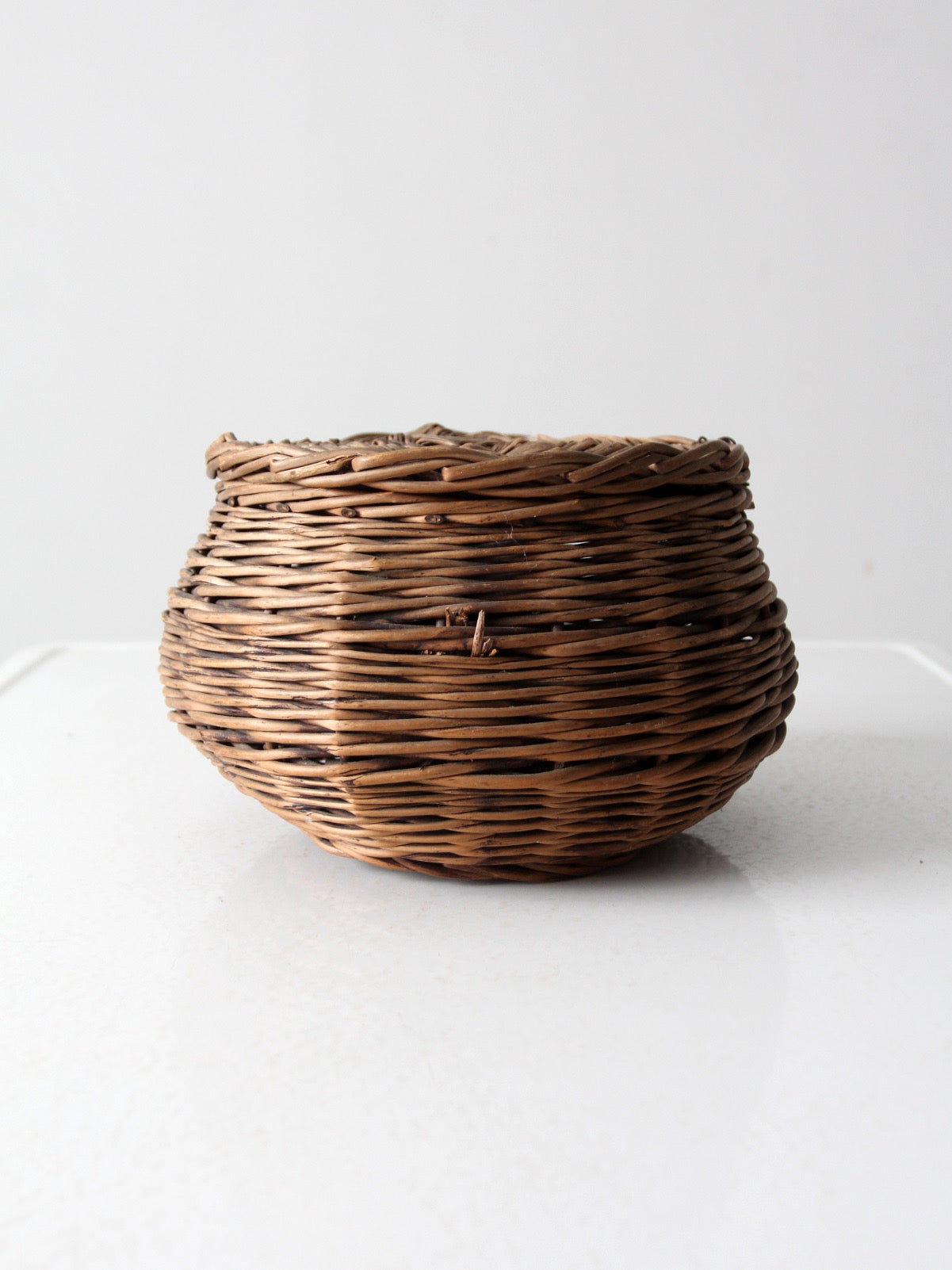 antique wicker basket