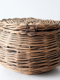 antique wicker basket