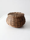 antique wicker basket