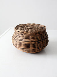 antique wicker basket