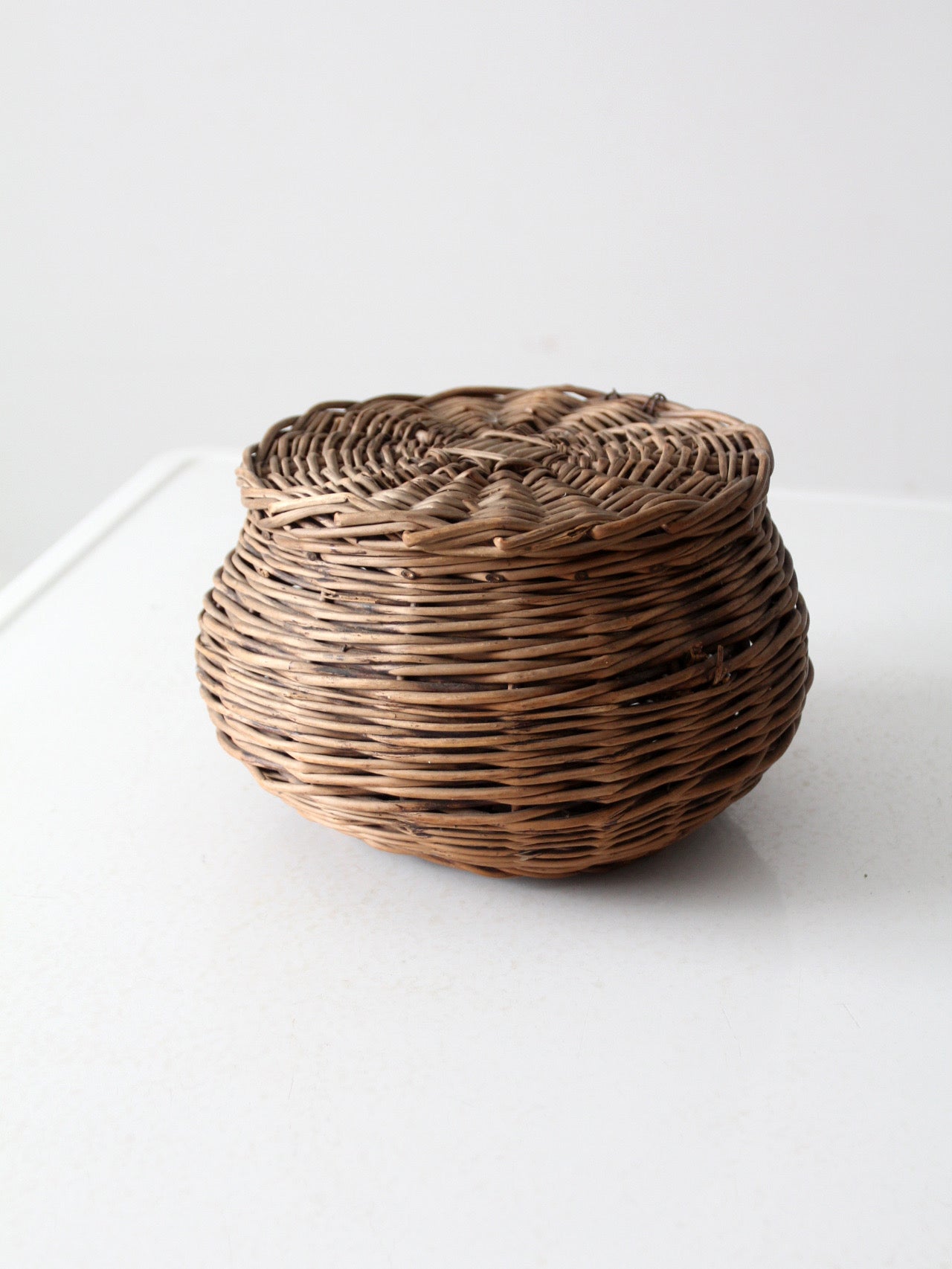 antique wicker basket