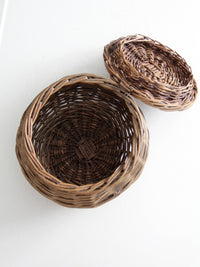 antique wicker basket