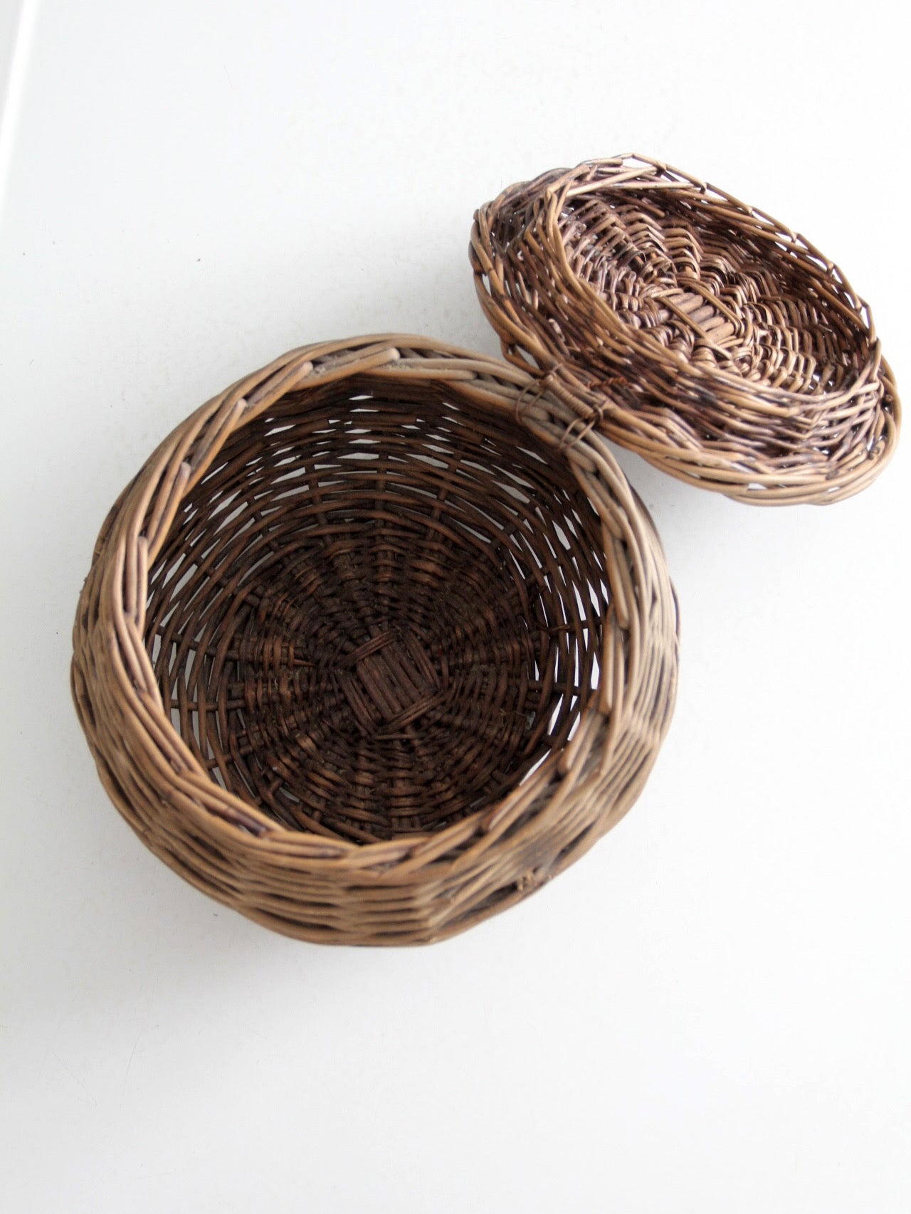 antique wicker basket