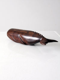 vintage ironwood whale