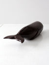vintage ironwood whale