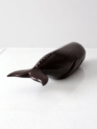 vintage ironwood whale