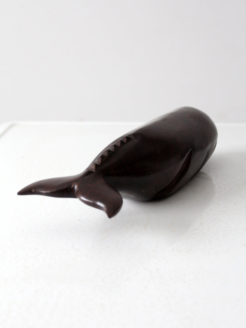 vintage ironwood whale