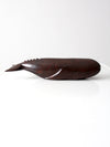 vintage ironwood whale