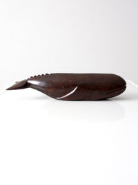 vintage ironwood whale