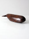 vintage ironwood whale