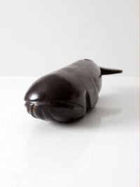 vintage ironwood whale