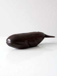 vintage ironwood whale