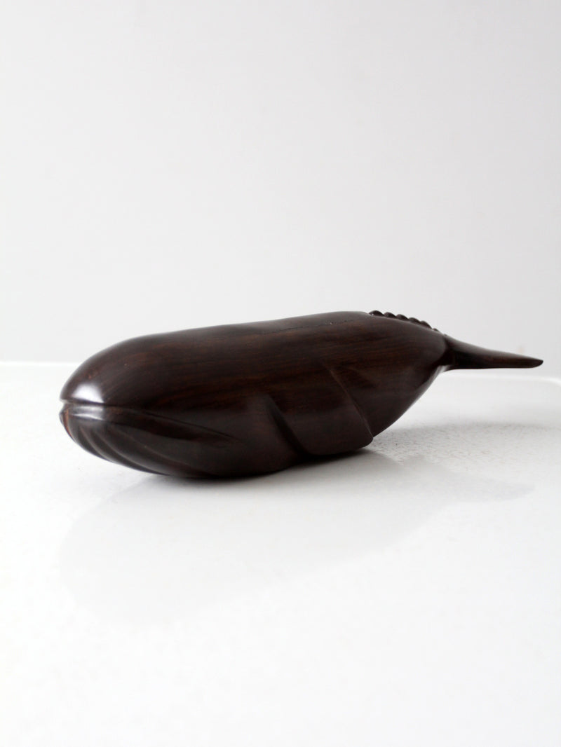 vintage ironwood whale