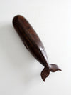 vintage ironwood whale