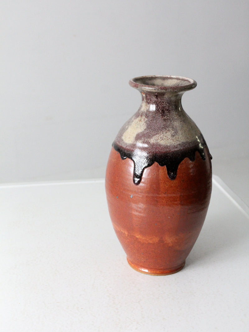 vintage Daniel Garver studio pottery vase