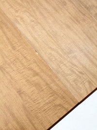 mid-century Dearborn Co drop leaf dining table with extensions