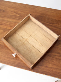 antique primitive farmhouse table with drawer