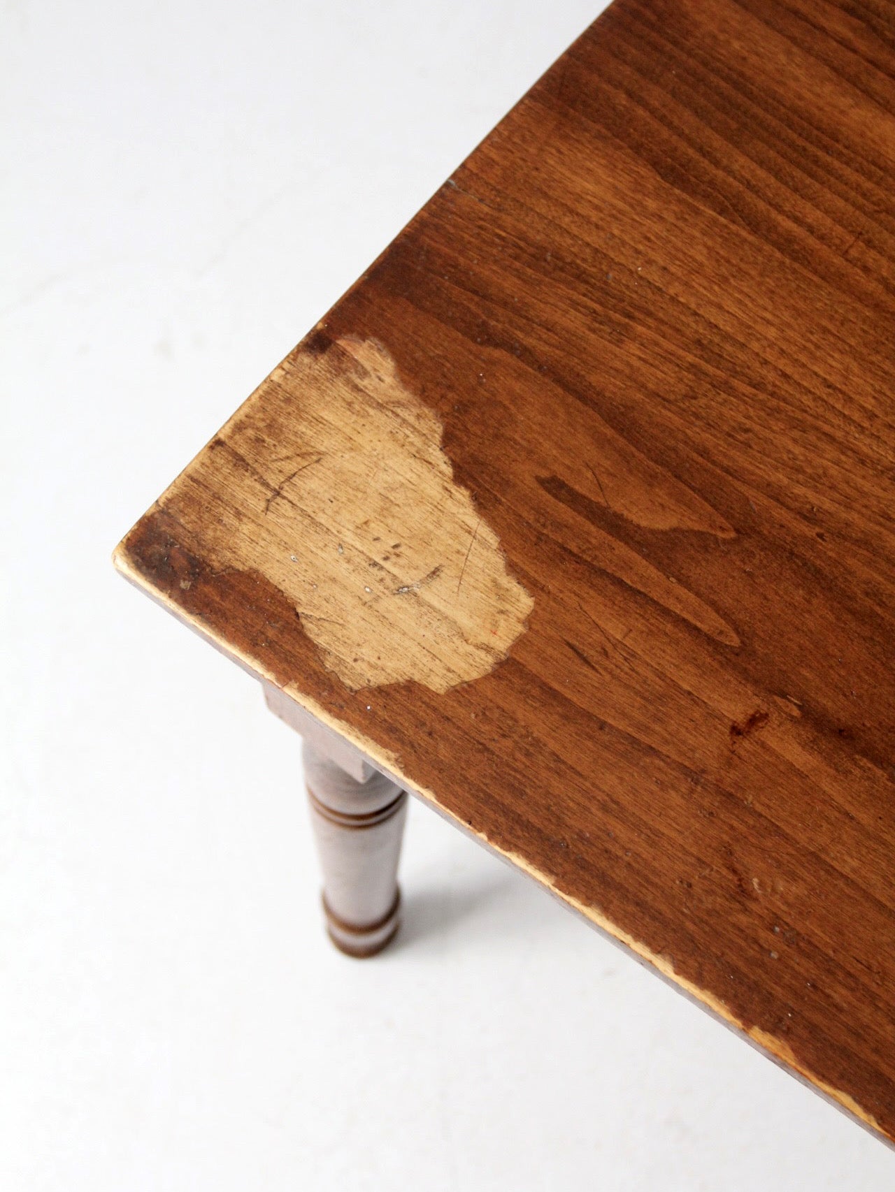 antique primitive farmhouse table with drawer