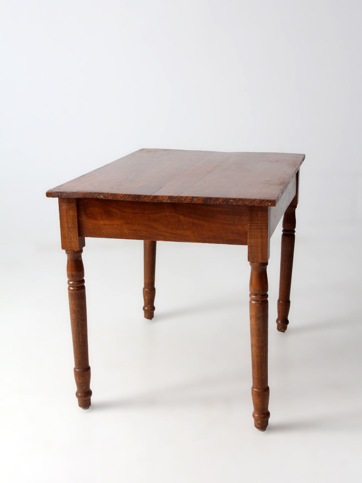 antique primitive farmhouse table with drawer