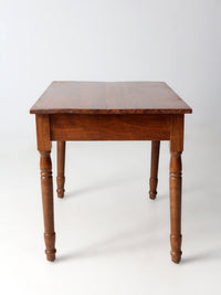 antique primitive farmhouse table with drawer
