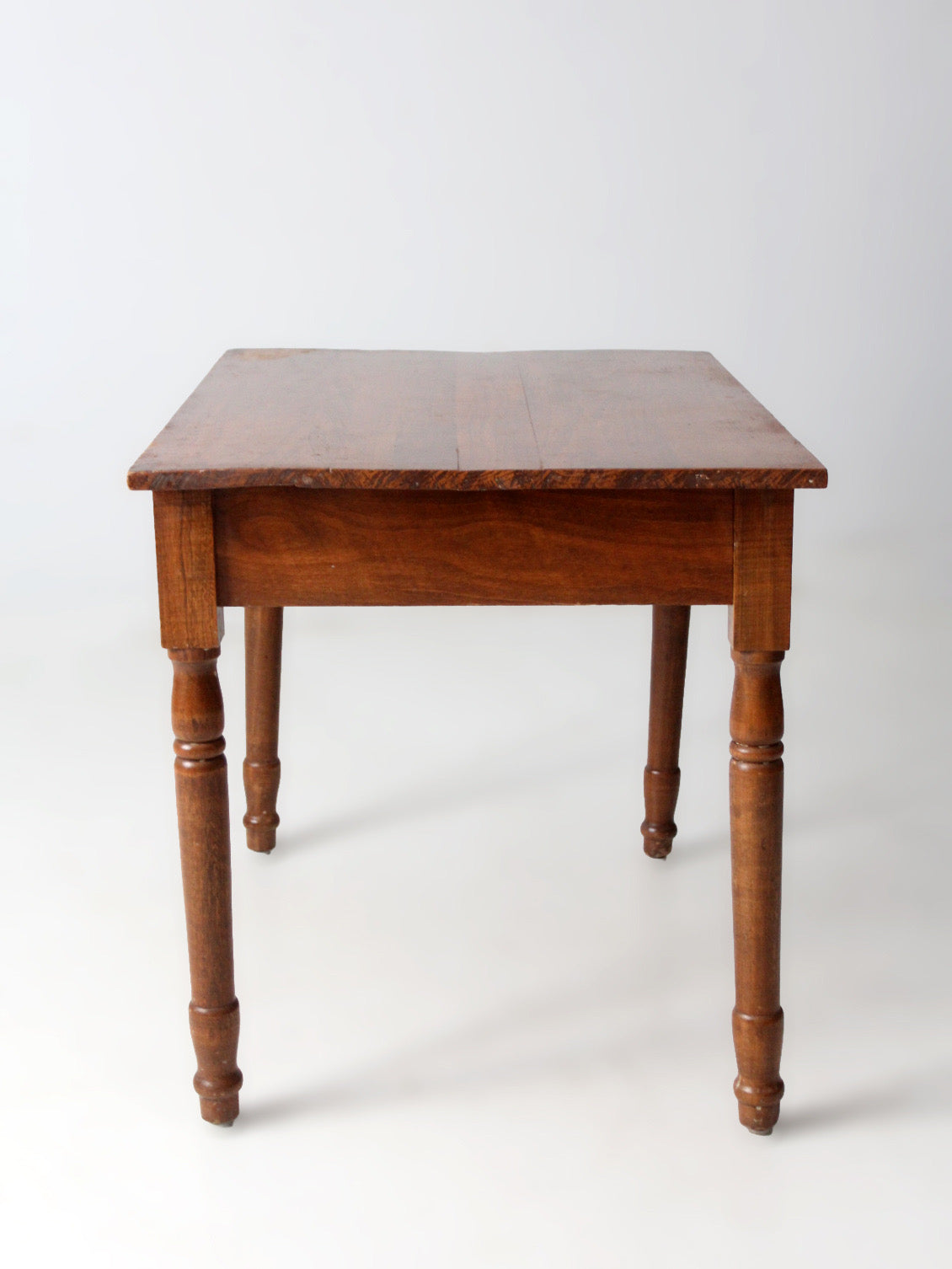 antique primitive farmhouse table with drawer