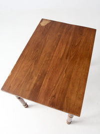 antique primitive farmhouse table with drawer