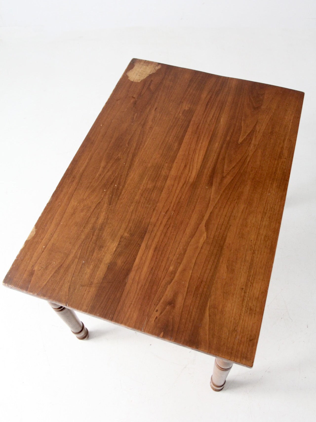 antique primitive farmhouse table with drawer